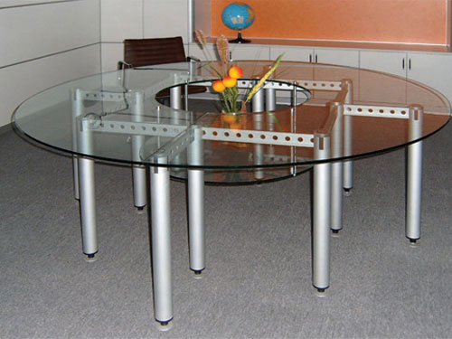 玻璃會議桌-003